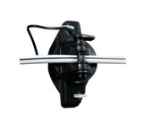 Gallagher G626044 electric fence insulator in black color on white background