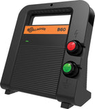 Gallagher B60 battery powered electric fence Charger front view