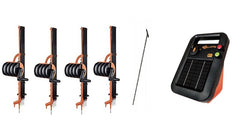 4 Gallagher SmartFences + S20 + Ground Rod - Gallagher Electric Fence