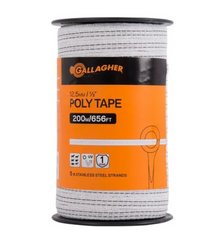 Gallagher electric fence poly tape roll G62304