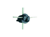G65604 Black Gallagher Ring Top Post Screw-on Claw Fence Insulator 