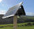 Gallagher MBS400 Charger with 40 Watt Solar Panel Kit on pasture with livestock