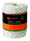a roll of Gallagher 3/16inch  1312' Turbo Equibraid horse fence wire
